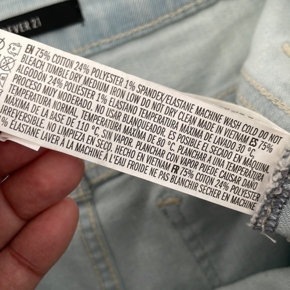 Forever 21 Jean High Waist Shorts - Picture 4 of 8